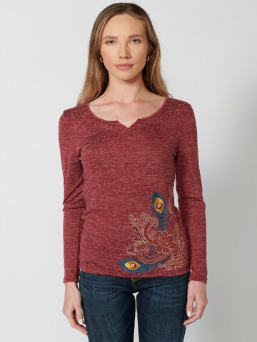 KOROSHI Shirt in Red: front