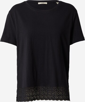 T-shirt ESPRIT en noir : devant