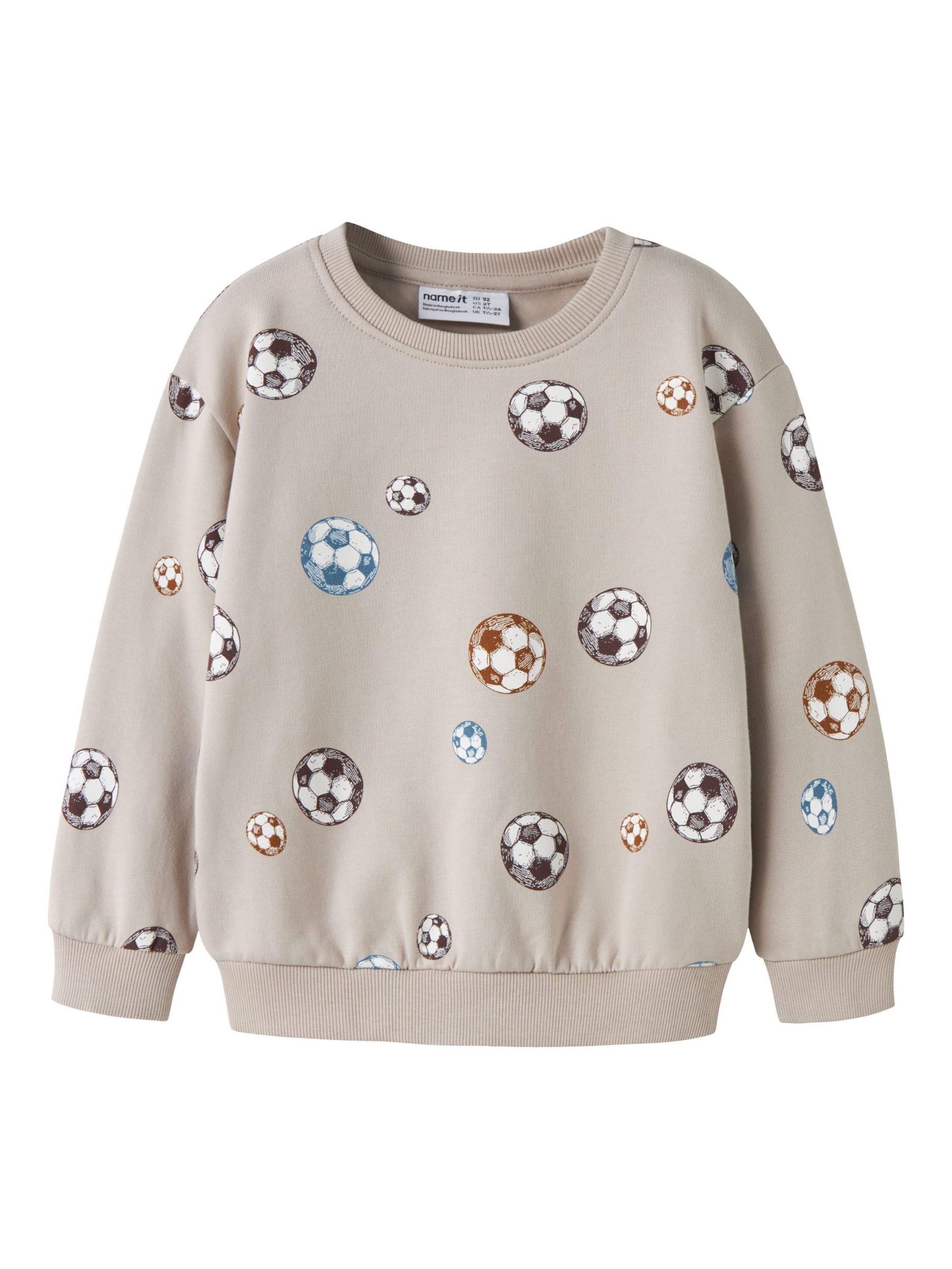 NAME IT - Sudadera en beige: frente