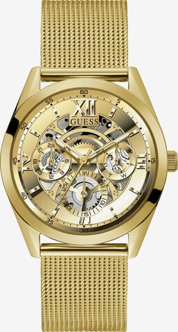 GUESS Analoog horloge 'Tailor' in Goud: voorkant