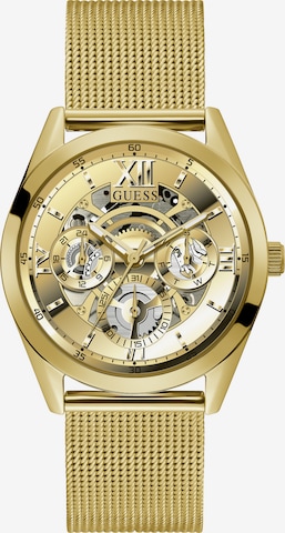 GUESS Analoog horloge 'Tailor' in Goud: voorkant
