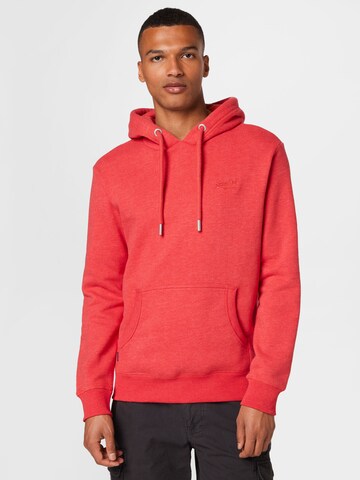 Superdry Sweatshirt 'Vintage' in Red: front