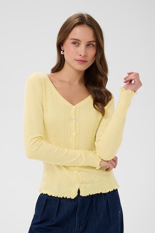 SAINT TROPEZ Sweater 'Gru' in Yellow