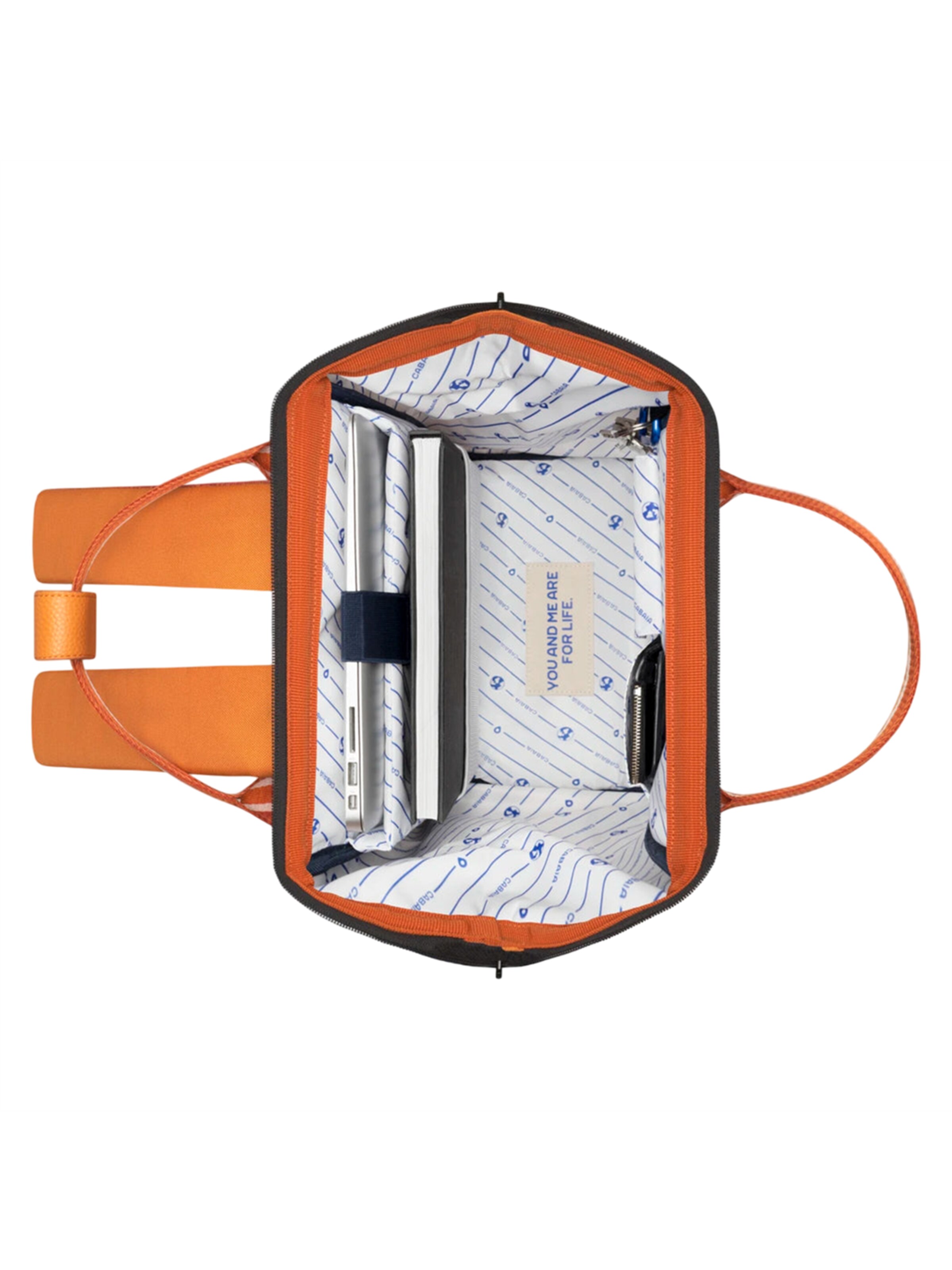 Cabaia Rucksack 'Johannesburg M' in Orange