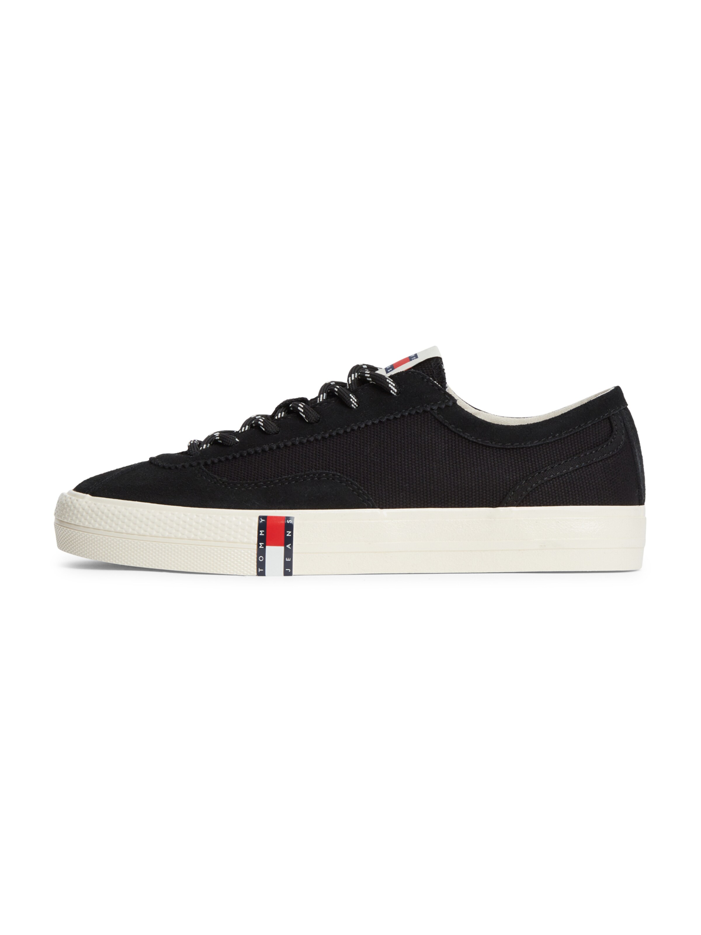 Tommy Jeans - Zapatillas deportivas bajas en negro: frente