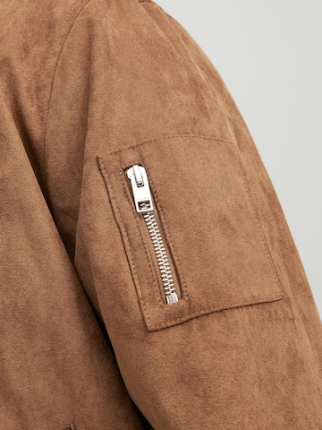 Jack & Jones Plus Between-Season Jacket 'Rocky' in Brown