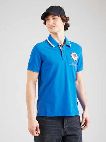 Tricou 'GANDY' de la NAPAPIJRI pe albastru: față