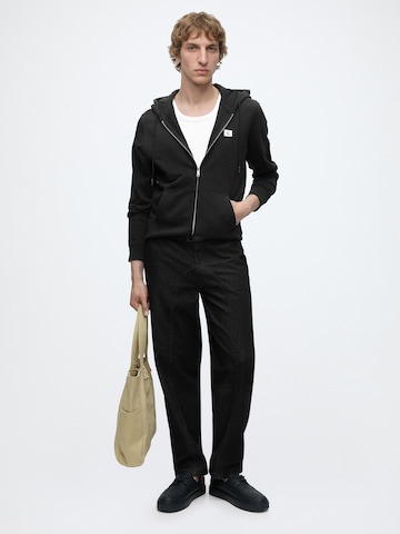 Calvin Klein Jeans Ζακέτα φούτερ σε μαύρο