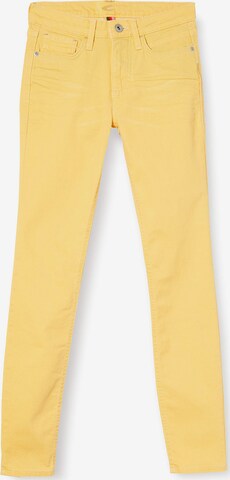 CAMEL ACTIVE Slimfit Broek in Geel: voorkant