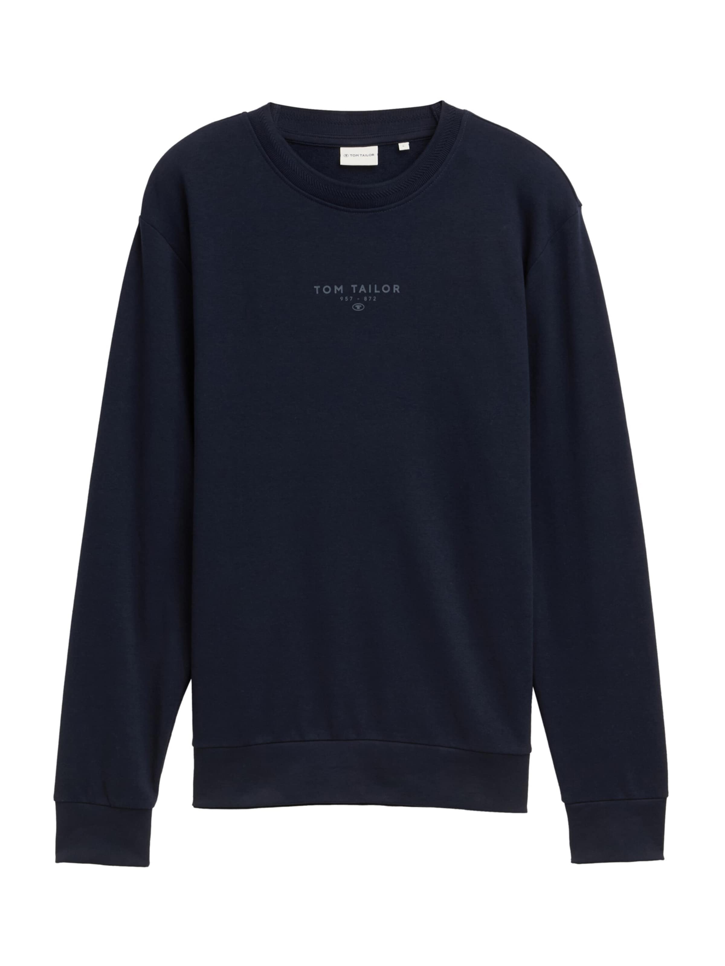 TOM TAILOR Sweatshirt in Blau: Vorderseite