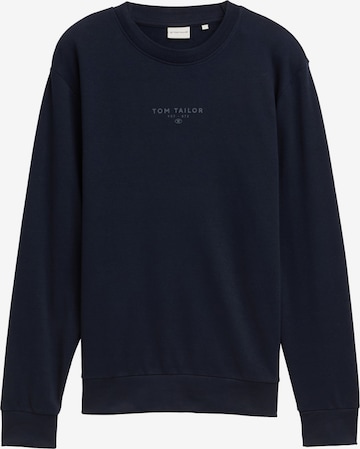 TOM TAILOR Свитшот в Синий: спереди