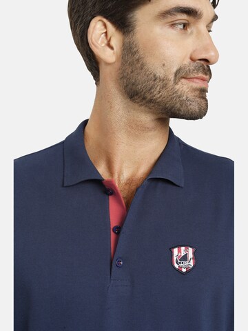 Jan Vanderstorm Poloshirt ' Nisse ' in Blau