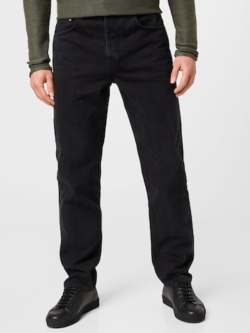 Dr. Denim Tapered Jeans 'Rush' in Black: front