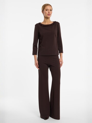 Ana Alcazar Top 'Engolys' in Brown