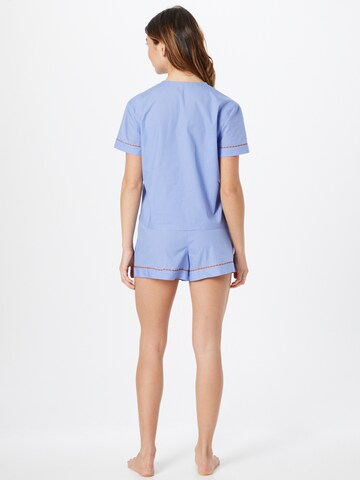 Dora Larsen Short Pajama Set in Blue