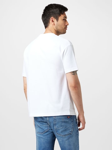balta Calvin Klein Jeans Marškinėliai 'Ottoman'