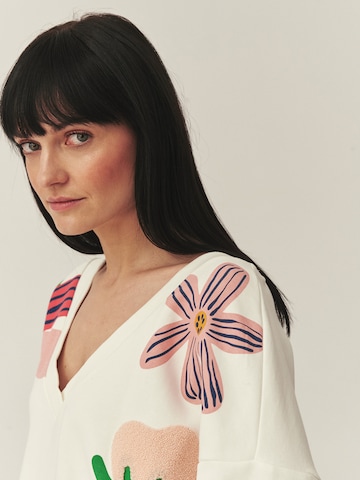 TATUUM Majica | bela barva