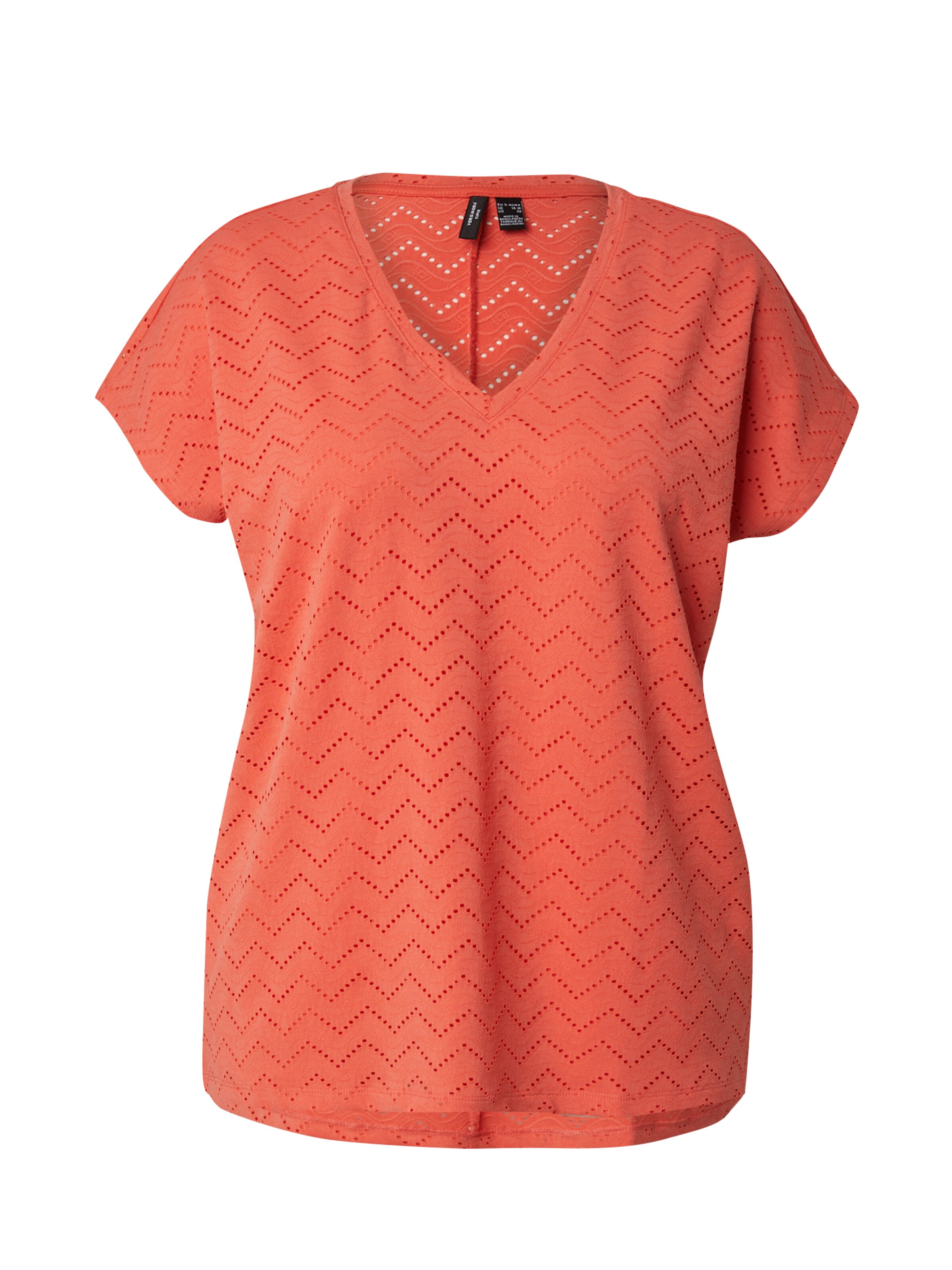 Vero Moda Curve T-Shirt 'VMCTHAS' in Rot: Vorderseite
