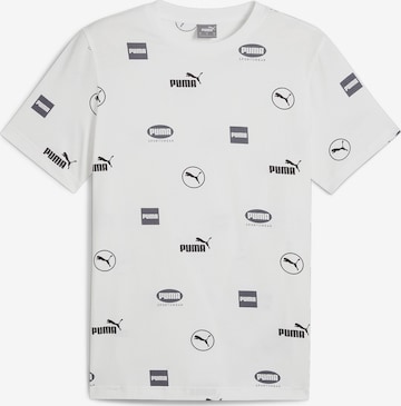 PUMA Performance Shirt 'Power' in White: front