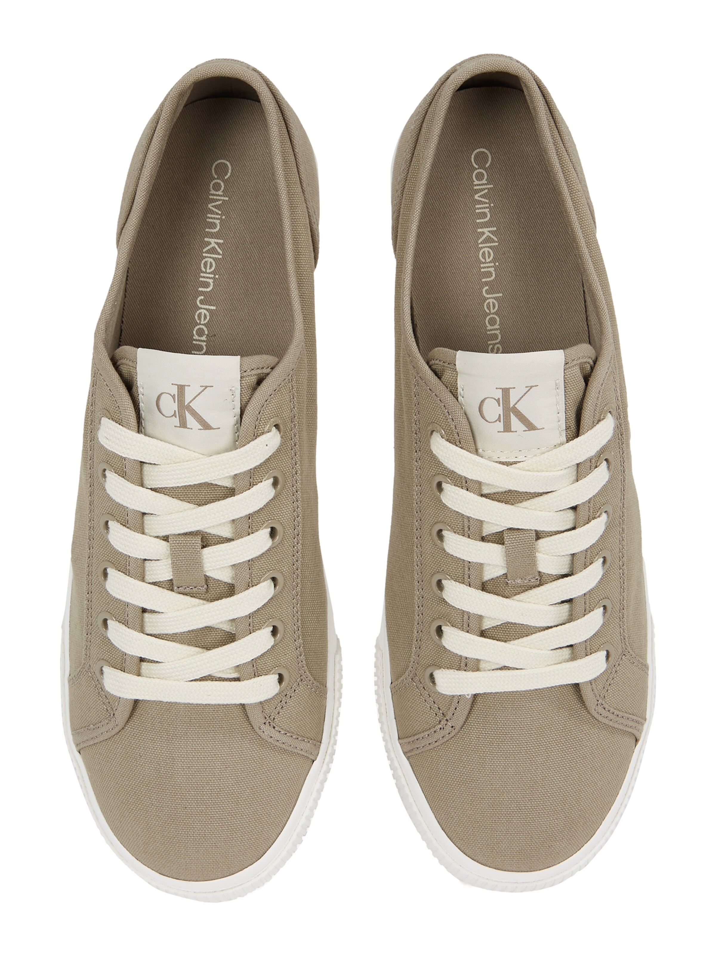 bēšs Calvin Klein Zemie brīvā laika apavi 'ESS'
