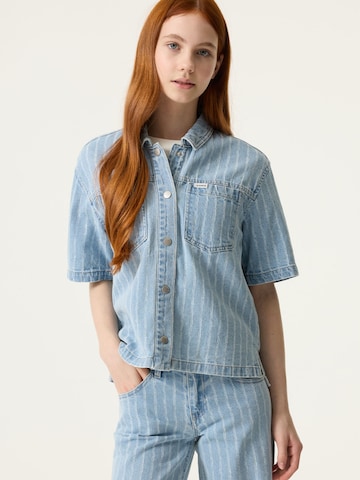 GARCIA Between-season jacket in Blue: front