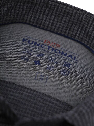 PURE Slim fit Button Up Shirt in Grey