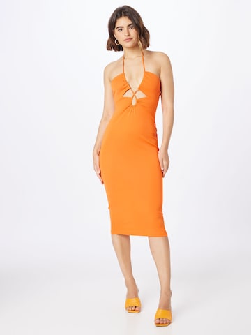 Gina Tricot - Vestido 'Sahara' em laranja: frente