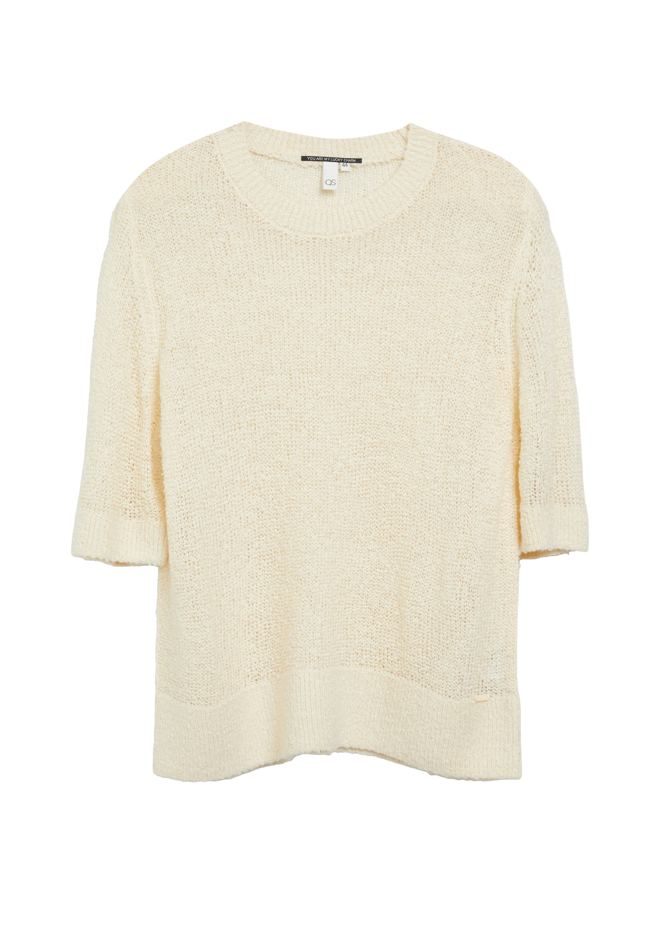 QS Pullover in Beige: Vorderseite