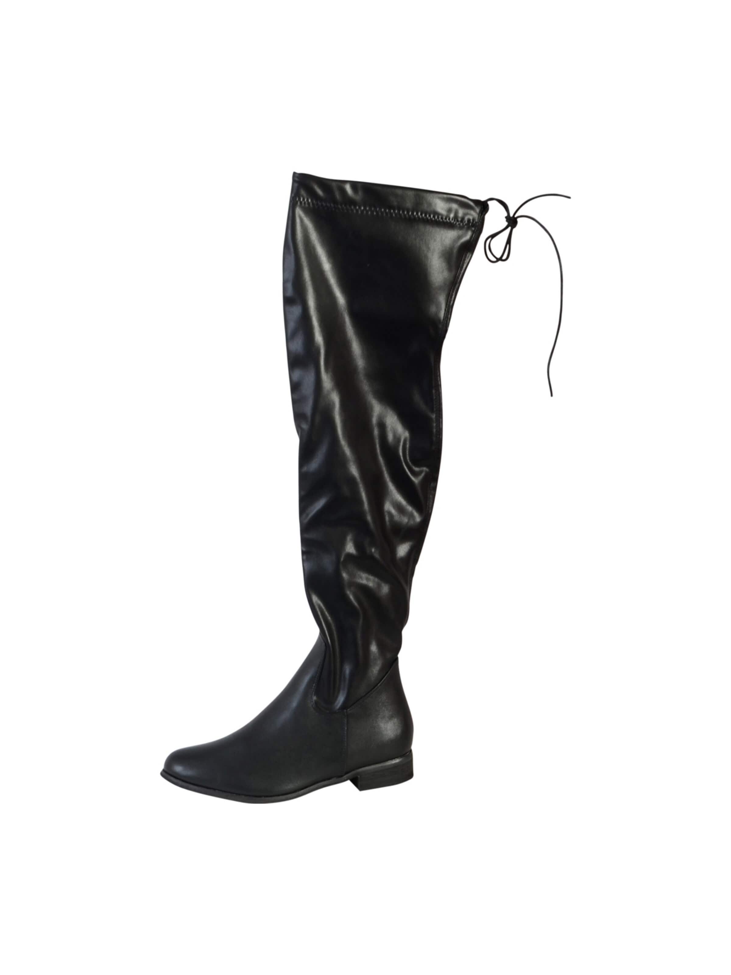 Boots di The Divine Factory in nero: frontale