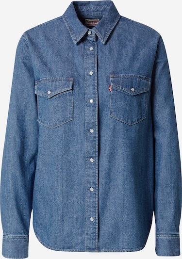 LEVI'S ® Pluus 'Iconic Western' sinine teksariie, Tootevaade