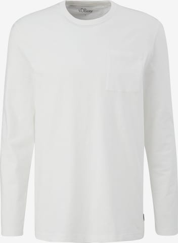 T-Shirt s.Oliver en blanc : devant