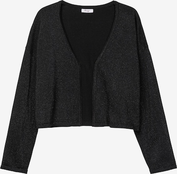 SHEEGO Knit cardigan in Black: front