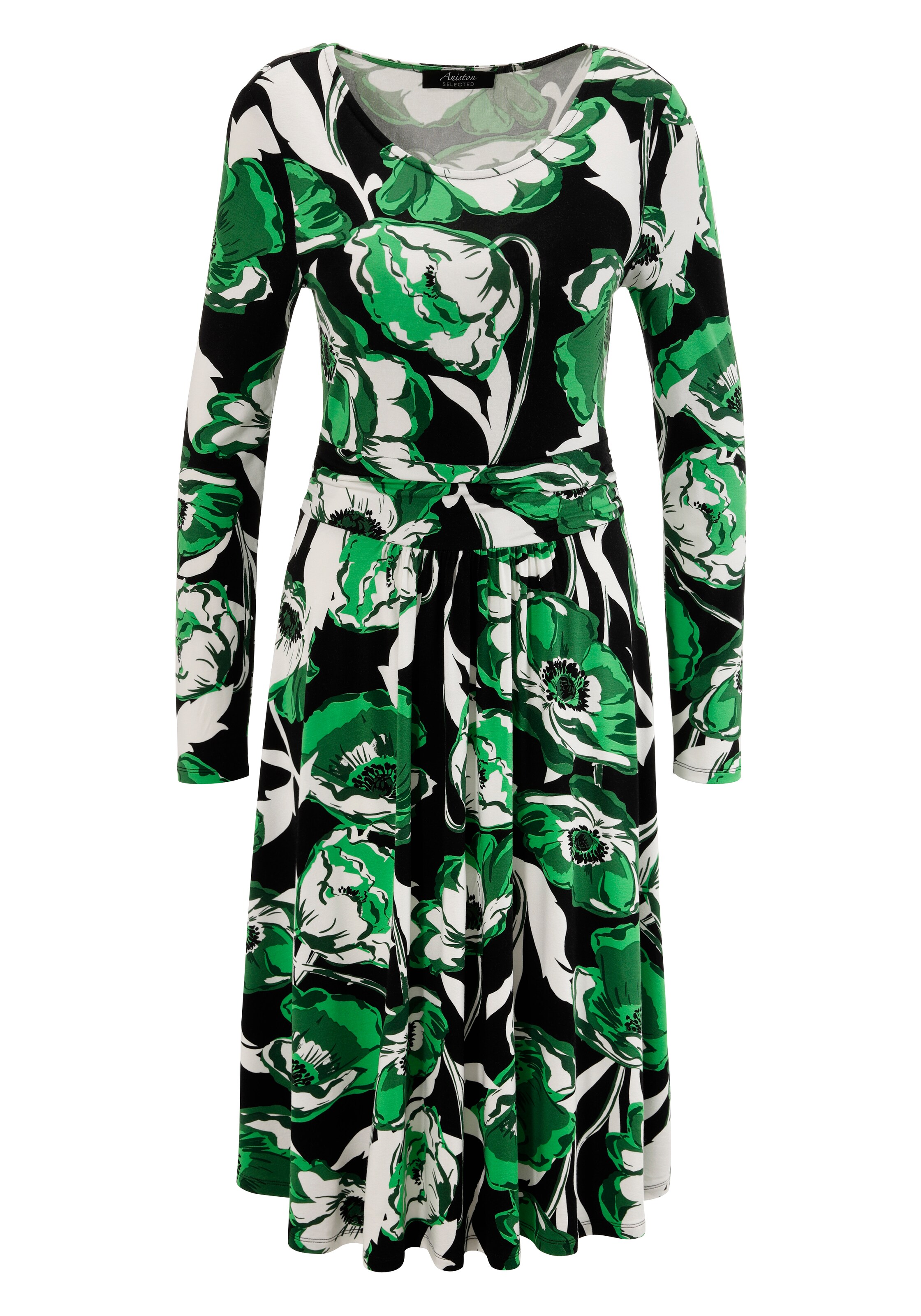 Aniston SELECTED Kleid in Grün: Vorderseite