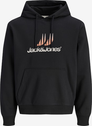 JACK & JONES Tréning póló 'JCOECHO' - fekete: elől