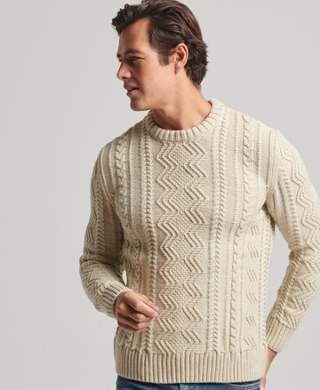 Superdry Pullover in Beige