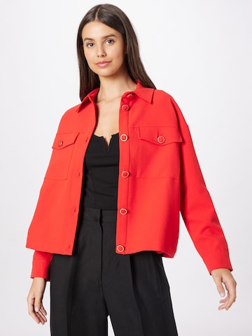 Oasis Between-season jacket in Red: front