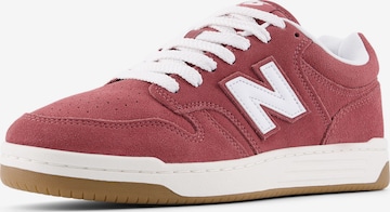 Baskets basses '480' new balance en rose : devant