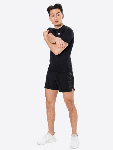 UNDER ARMOUR Regular Sportbroek 'Speedpocket' in Zwart