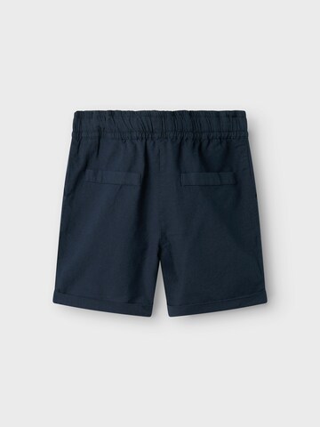 NAME IT Regular Trousers 'NKMFalinnen' in Blue