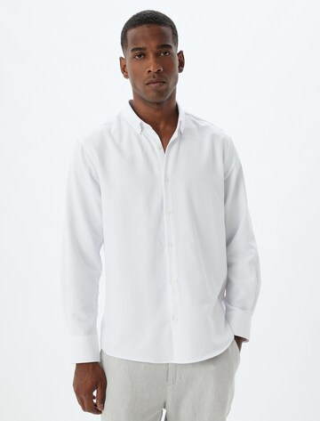 Koton Regular fit Overhemd in Wit: voorkant