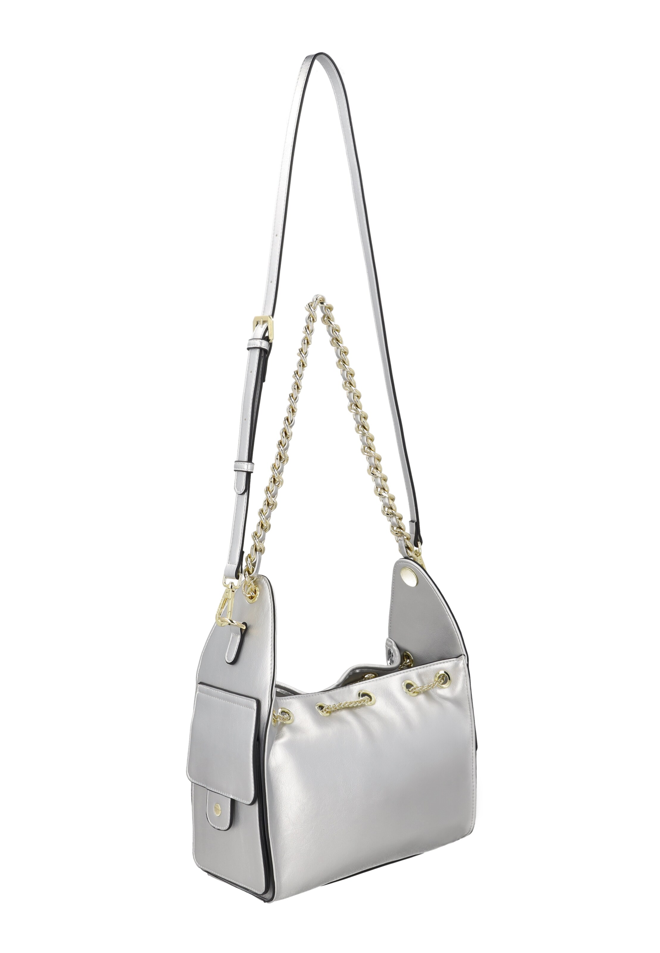 myMo Pop - Bolso de hombro 'Eye Theme' en plata
