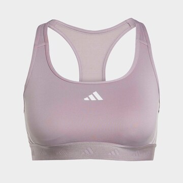 ADIDAS PERFORMANCE Bustier Sport-BH 'Powerreact Hyperglam' in Lila
