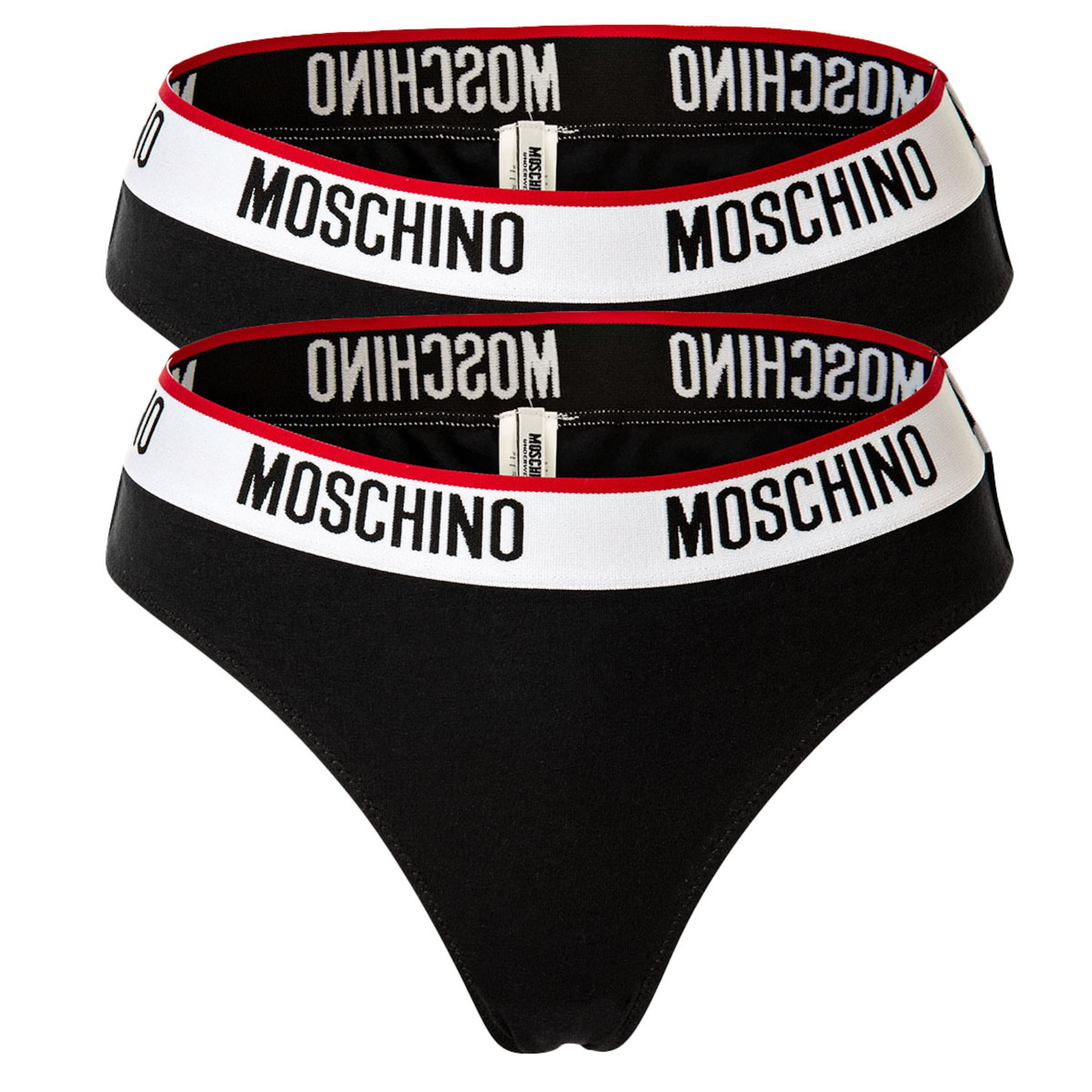 Slip di MOSCHINO in nero: frontale