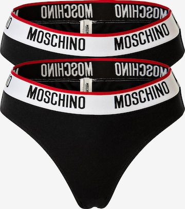 MOSCHINO Slip in Zwart: voorkant