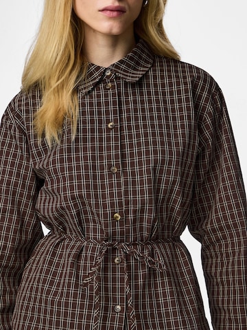 PIECES Blouse 'PCMaya' in Brown