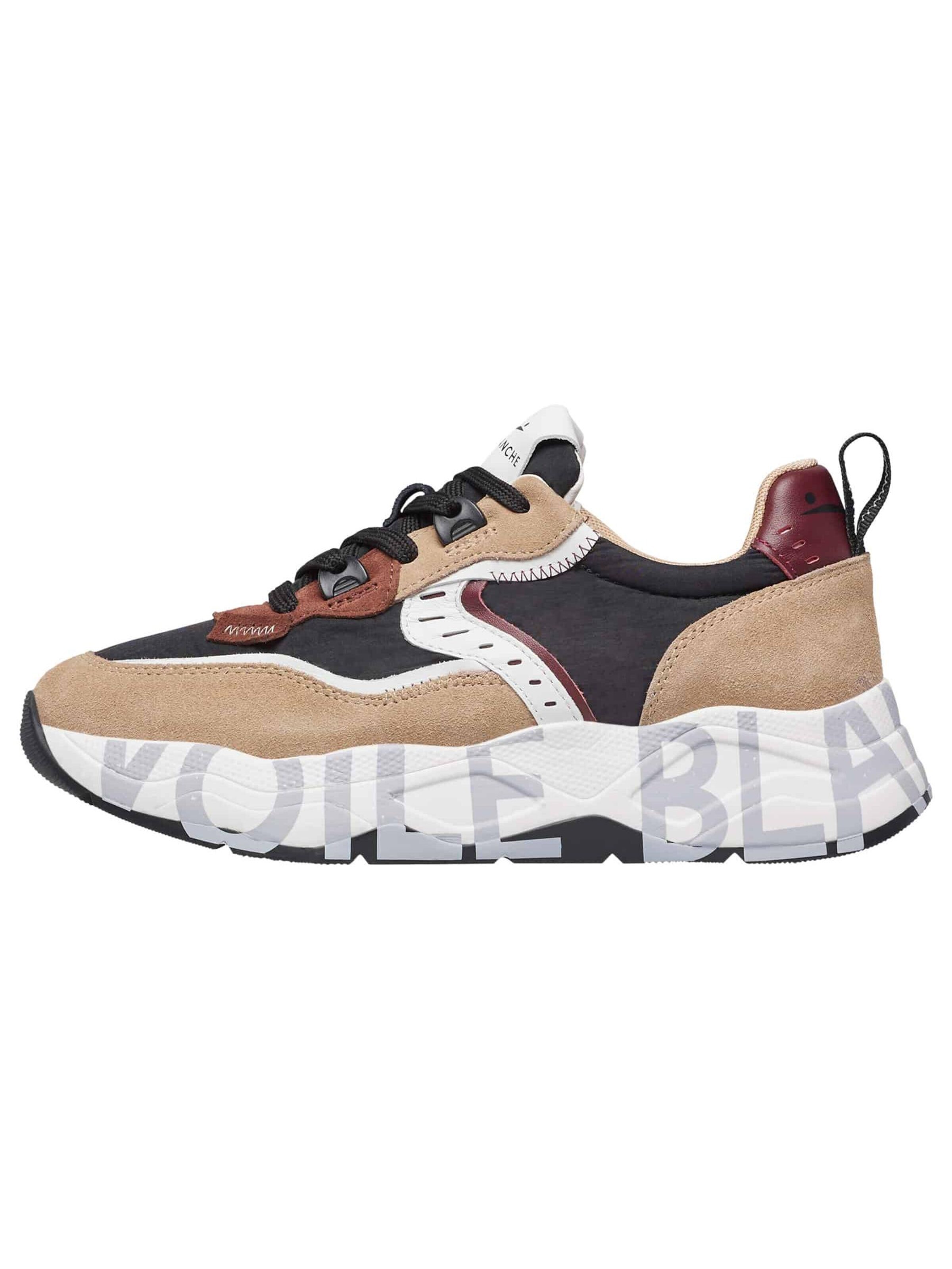 Voile blanche Lace-up shoe 'CLUB105.' in Beige