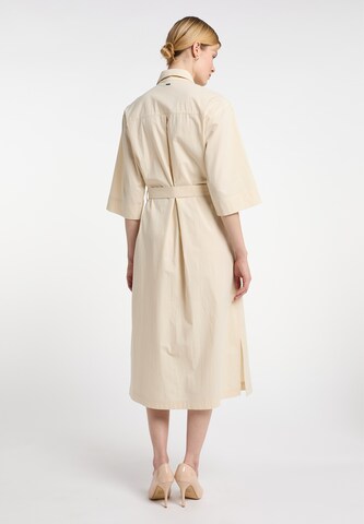 DreiMaster Klassik Shirt dress in Beige