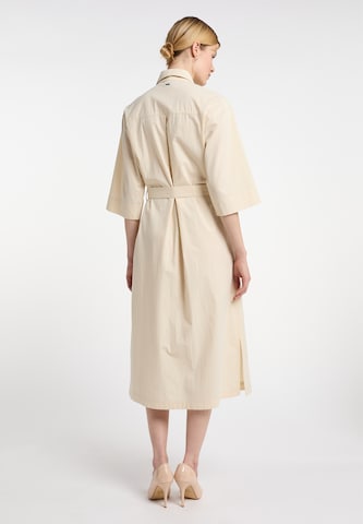 Robe-chemise DreiMaster Klassik en beige