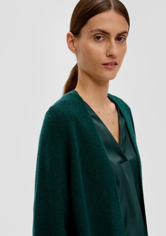 Cardigan s.Oliver BLACK LABEL en vert