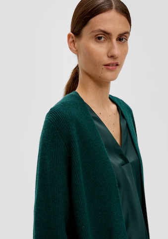 s.Oliver BLACK LABEL Knit Cardigan in Green